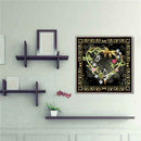 5D DIY Full Drill Diamond Painting Love Heart Cross Stitch Mosaic Needlewor