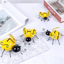 Garden Home Wall Decoration Wall Hanging Backyard Ornament Metal Art Bumble Bee