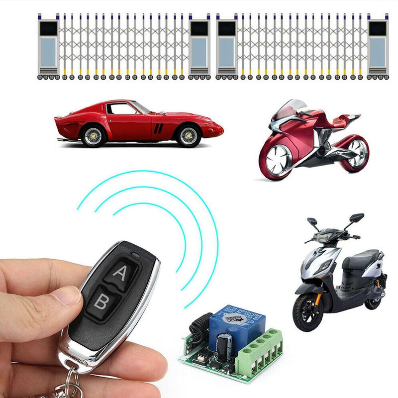 433Mhz Remote Control Switch Universal Remote Relay Receiver and Controller`