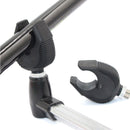 2pcs Fishing Rod Rest Butts Gripper Grips Pole Holder Support Head Black