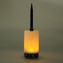 Flameless Solar Power LED Decorative Tea Light Cemetery Ritual Lawn Candle Lamp