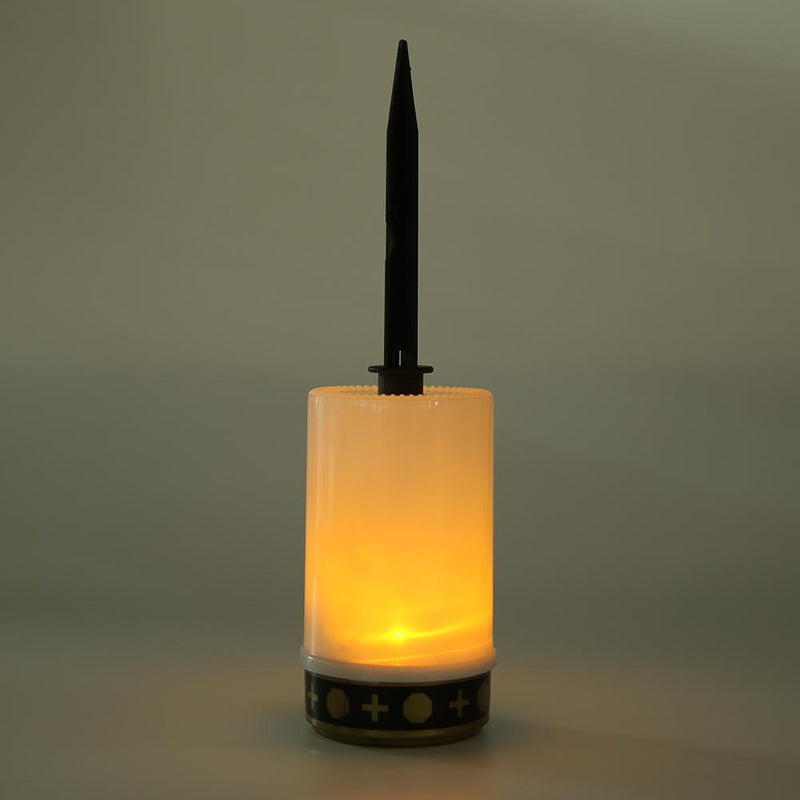 Flameless Solar Power LED Decorative Tea Light Cemetery Ritual Lawn Candle Lamp
