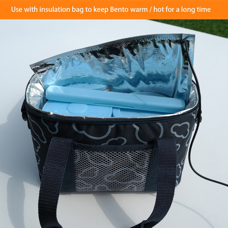 Outdoor Picnic Portable USB Interface Lunch Bag Milk Bottle Heating Plate Newly