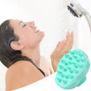 Silicone Hair Washing Brush Shampoo Comb Body Head Scalp Massage Brush