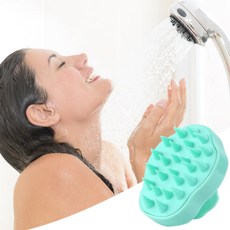 Silicone Hair Washing Brush Shampoo Comb Body Head Scalp Massage Brush