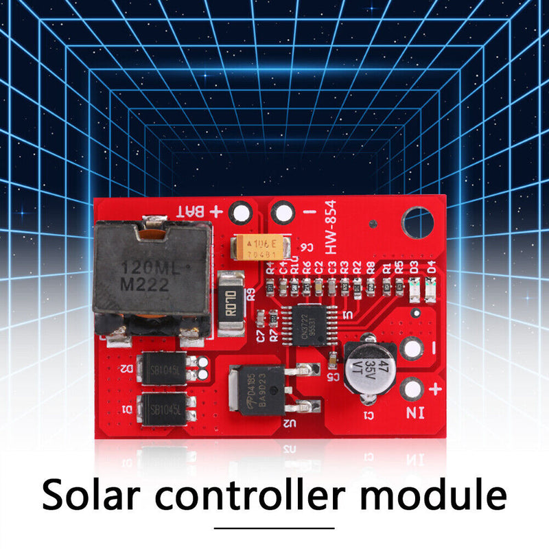 12V MPPT Solar Panel Regulator Controller 3 Series Battery Charging Module