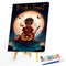 Frameless Painting By Numbers Halloween Pumpkin DIY Handmade Drawing On Can