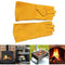Thick Cowhide Kitchen BBQ Gloves Heat Resistant Barbecue Stove Welding Gloves