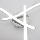 LED Ceiling Lamp 85-265V Forked Shaped Curved Modern Lamp (Warm Light 3LED)