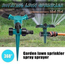 360° Rotating Lawn Sprinkler Automatic Garden Water Tool Irrigation Q5O0