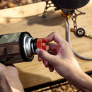 Outdoor Camping Hiking Stoves Adapter Split Gas Furnace Converter (Orange) Newly