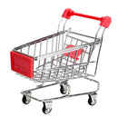 Mini Supermarket Handcart Shopping Utility Cart Mode Storage Basketball Phone Holder