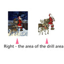 Hot Embroidery Cross Stitch Christmas 5D Diamond Painting Needlework Rhinestone