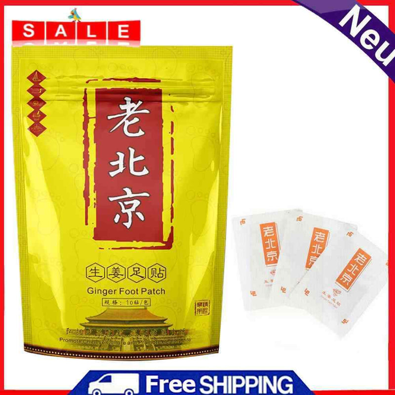 20 x Ginger Foot Pads for Improving Sleep, Detoxification, Detoxification by