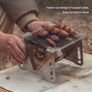 Stainless Steel Portable Folding BBQ Grill Stove Outdoor Heater Heating Burning