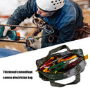 Tool Bag Camouflage Canvas Electrician Toolkit Waterproof Pouch (12 in)