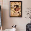 Curly Hair Girl 5D DIY Diamond Painting Kits Full Round Drill Wall Decor Crafts