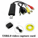USB 2.0 Audio TV Video VHS to PC DVD VCR Converter Capture AU Adapters Card F2F2