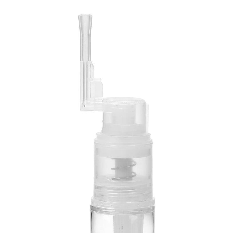 Portable Powder Spray Bottle Clear Plastic Makeup Pot Travel Sprayer (14ml)