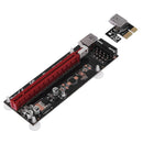 PCI-E Express 1x to 16x Extender Riser Card 4Pin USB3.0 Cable for BTC Miner