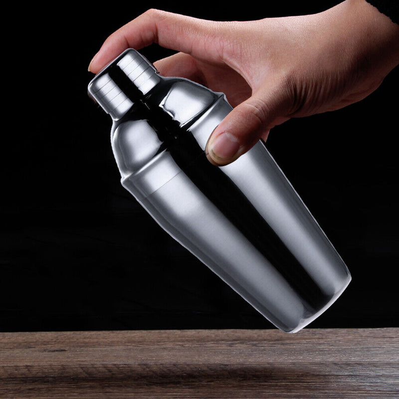 550ml Stainless Steel Cocktail Drink Shaker Mixer Party Bar Drink Mixer