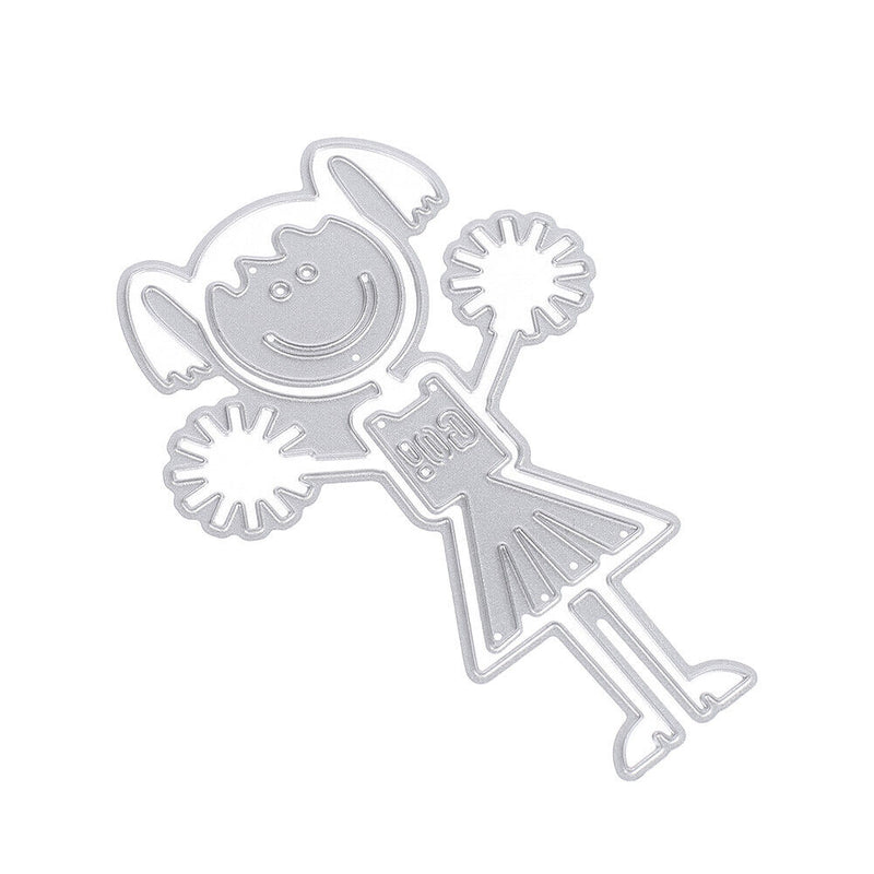 Snowvirtuos Cheerleader Metal Cutting Tools Stencil DIY Scrapbook Paper