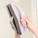Folding Sponge Cleaning Brush Kitchen Bathroom Wall Glass Cleaner (Purple)2