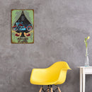 Weatherproof Retro Chic Motorcycle Sign Iron Painting Wall Drawing (9) Newly