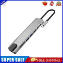 8 in 1 USB C Hub 100m Ethernet Port Adapter for Macbook Notebook Laptop Com