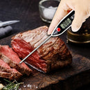 Digital Meat Thermometer Cooking Food Water Oil Milk Temperature Gauge (A)