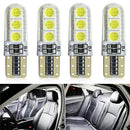 COB Silicone 12V Car LED Reading Bulbs License Plate Light Dome Map T10 W5W