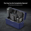 Wireless Microphone Charging Compartment Box for DJI Action 2/OM 5 (Blue) Newly