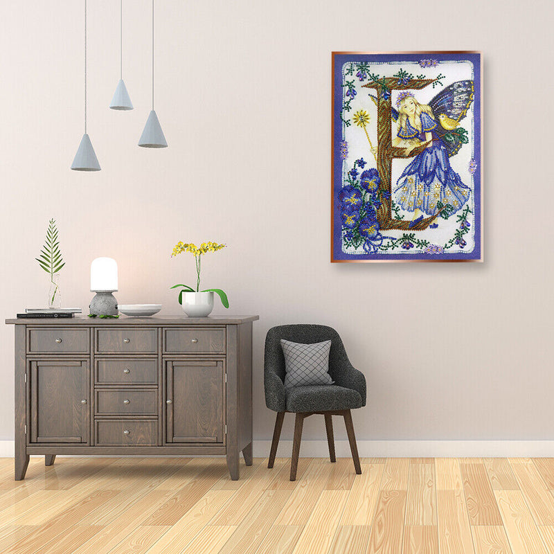 Butterfly Fairy 5D DIY Partial Drill Special Shape Diamond Painting Decor