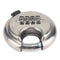 4 Digit Combination Discus Lock Keyless Stainless Steel Disc Padlock 70mm Newly