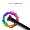 Pro Single Cat Claw Makeup Brush Foundation Powder Cosmetic Pen (Black)