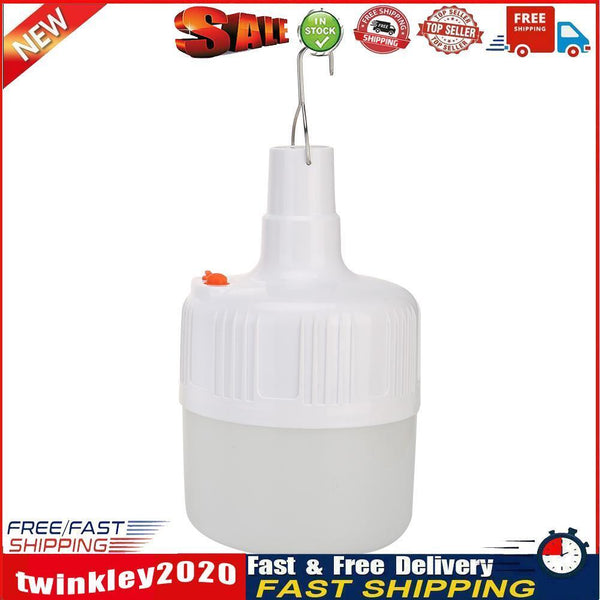 Portable LED Camping Light Bulb USB Rechargeable BBQ Hiking Light (100W) Newly