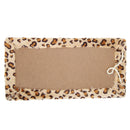 Pet Fish Sisal Cat Furniture Protector Scratch Mat Toys (Leopard Print)