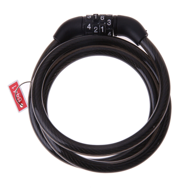 Bike Lock Code Steel Wire Electrical Cable Theft Protection Bicycle Cycling Locks