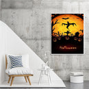 Halloween Pumpkin Ghost Oil Paint By Numbers Kit Art Decor 40x50cm (B1598)