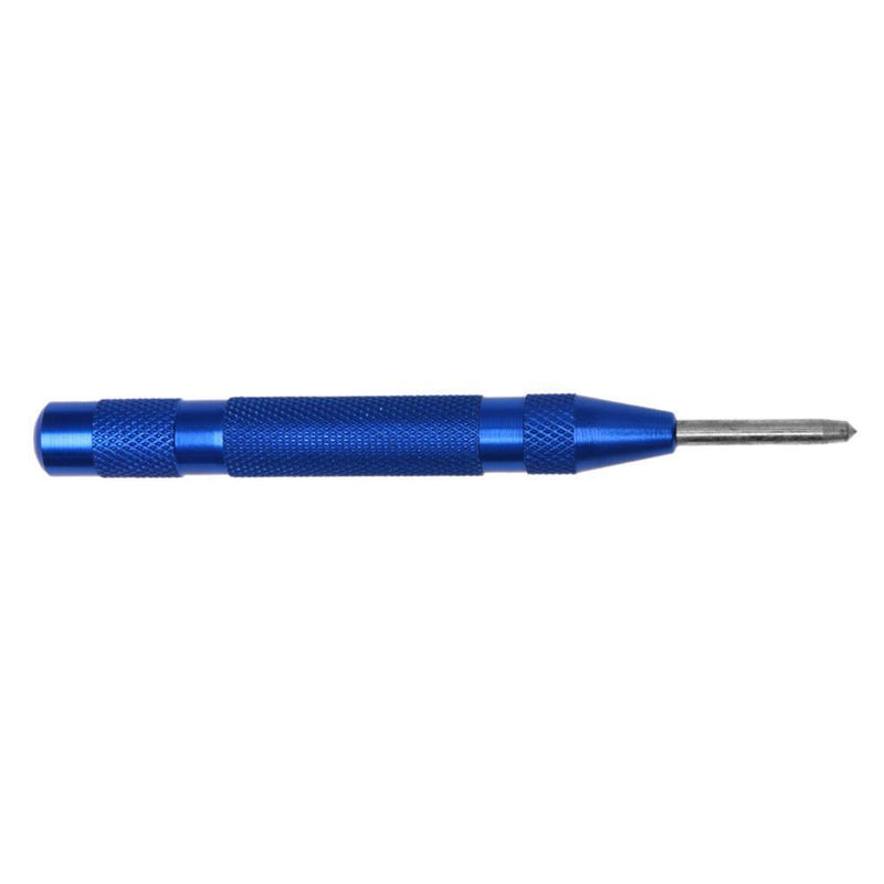 Automatic Centre Punch Steel Spring Loaded Marking Holes Hand Tool(Blue) Newly