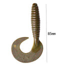 3pcs 8.5 cm U-Shaped Artificial Soft Lure Wobbler Bait Fishing Tackle(SC006