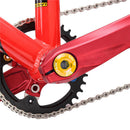 MUQZI CNC Bike M19 Crank Cover Screws Aluminum Alloy Crankset Fixing Nut Bolt Ca