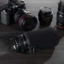 Waterproof Soft Neoprene Camera Lens Pouch Drawstring Protector Case (M)