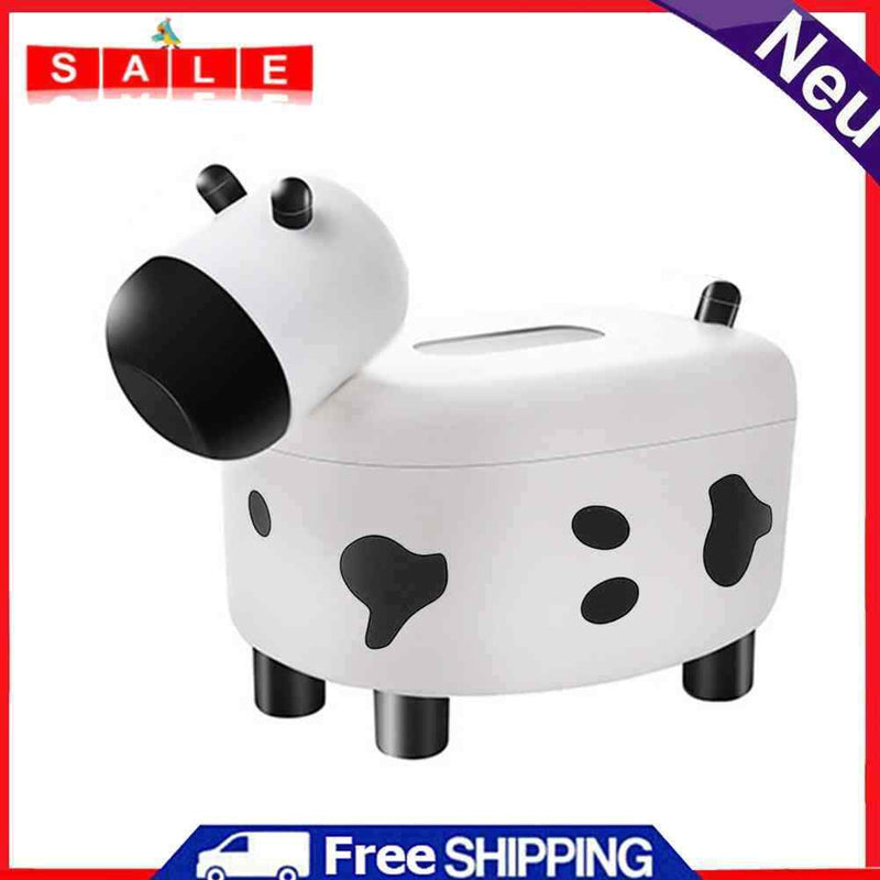 2 in 1 Tissue Box Toothpick Holder Calf-Shaped Creative Office Tissue Container