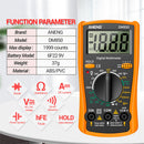 2000 Count High Precise Smart Digital Multimeter Voltmeter Ammeter AC DC Te