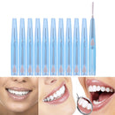 SoeHong 60 Piece 0.7mm Thin, Soft Interdental Brushes Push-Pull Interdental