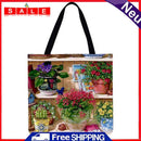 The Dragon Women's Good Wild Flower Printed Shoulder Shopping Bag, Large K