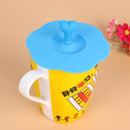 Sealing Food Class Silicone Cup Lid Thermal Insulation Cup Cover(Blue)