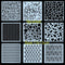 DIY Craft Geometric patterns Layering Stencils Painting template Scrapbooking