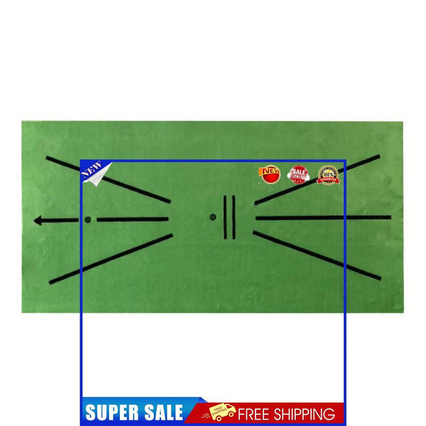 Golf Training Mat, Mini Golf Practice Training Aid, Swing Detection Batting